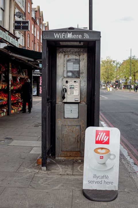 New World Payphones (Black) phonebox taken on 18th of April 2022