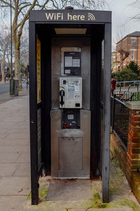 New World Payphones (Black) phonebox taken on 31st of December 2020