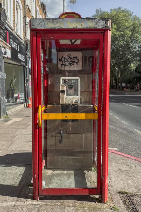 New World Payphones (Red) phonebox taken on 13th of September 2024