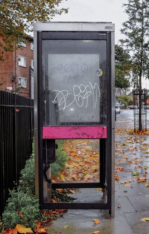 KX100 phonebox taken on 31st of October 2021