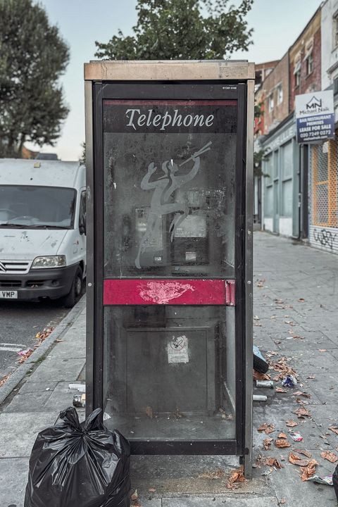 KX100 phonebox taken on 23 of August 2025