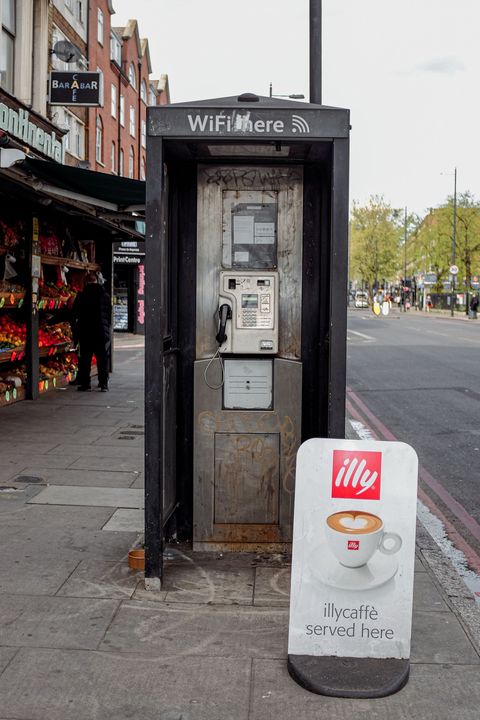 New World Payphones (Black) Phonebox taken on 18th of April 2022