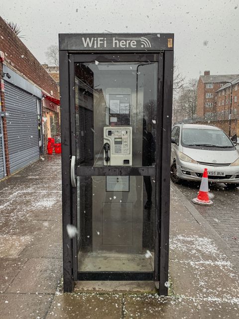 New World Payphones (Black) Phonebox taken on 24th of January 2021