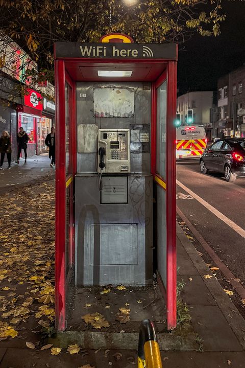 New World Payphones (Red) Phonebox taken on 18th of November 2022